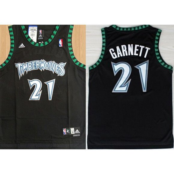 timberwolves black jersey